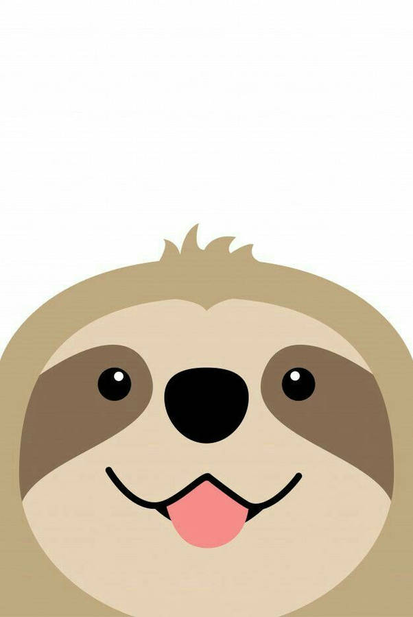 Baby Sloth Tongue Out Wallpaper