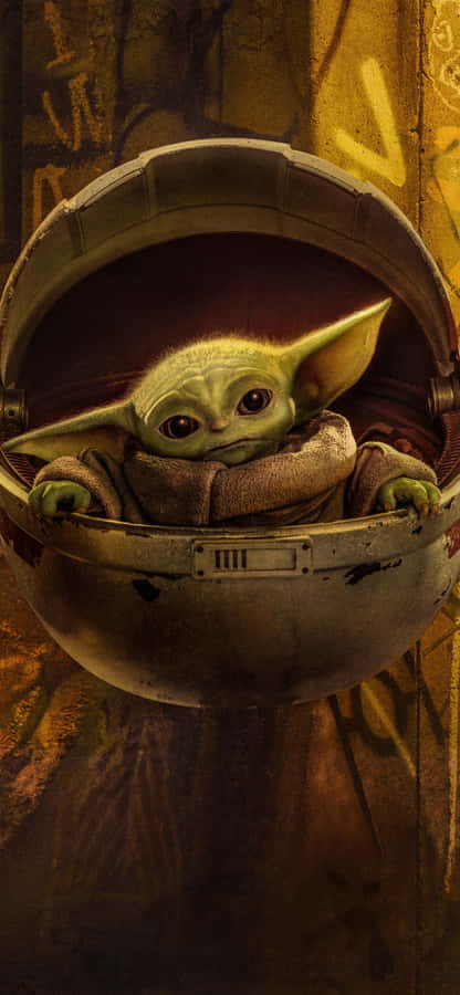 Baby Yoda Tilting Head Iphone Wallpaper