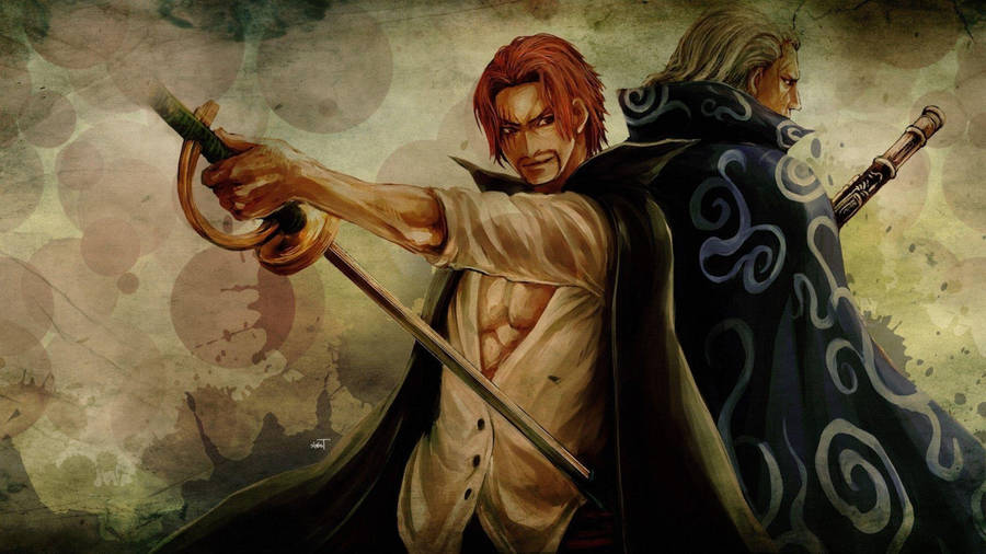 Back To Back Beckman And Shanks One Piece Wallpaper