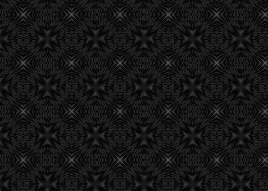 Background Black With Kaleidoscope Patterns Wallpaper