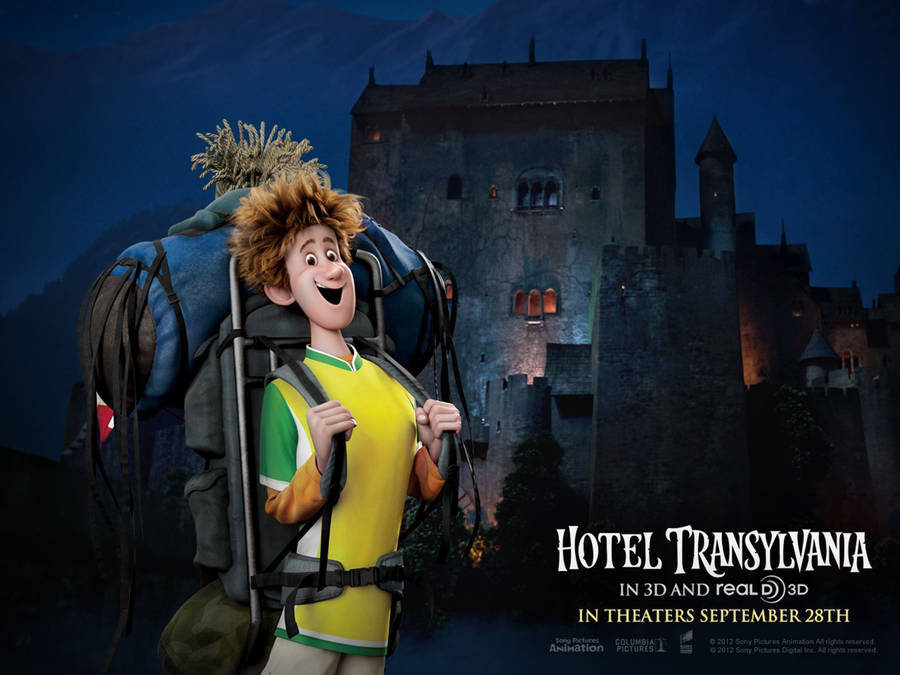 Backpacker Jonathan From Hotel Transylvania Wallpaper