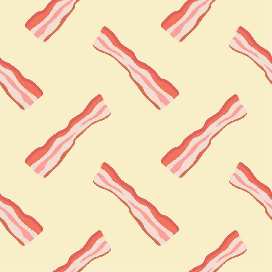 Bacon Pattern Background Wallpaper