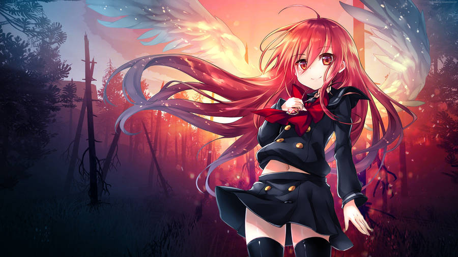 Bad Girl Anime Shana Wings Wallpaper