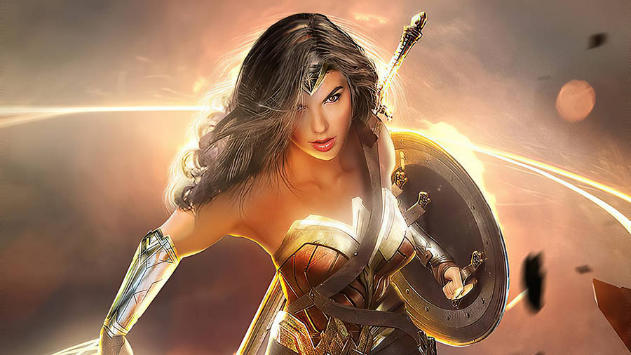 Badass Wonder Woman Wallpaper