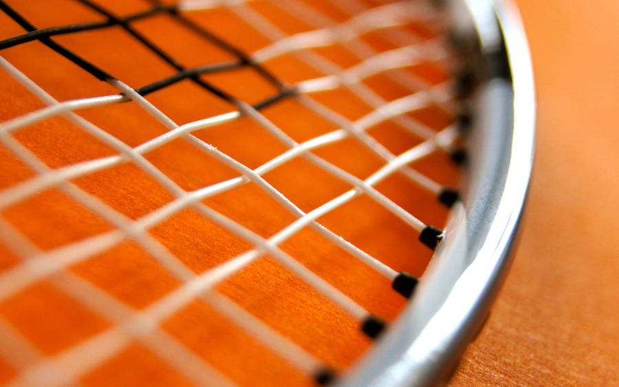 Badminton Racket Microphotography Wallpaper