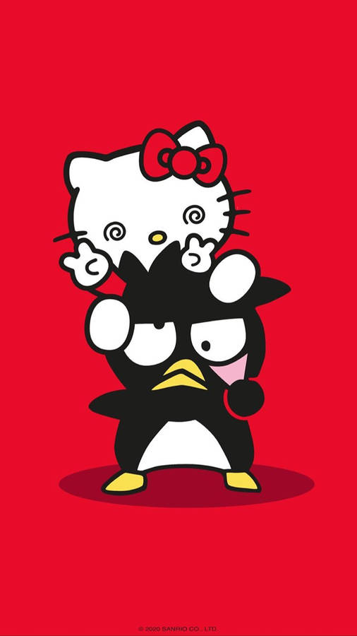 Badtz Maru And Hello Kitty Wallpaper