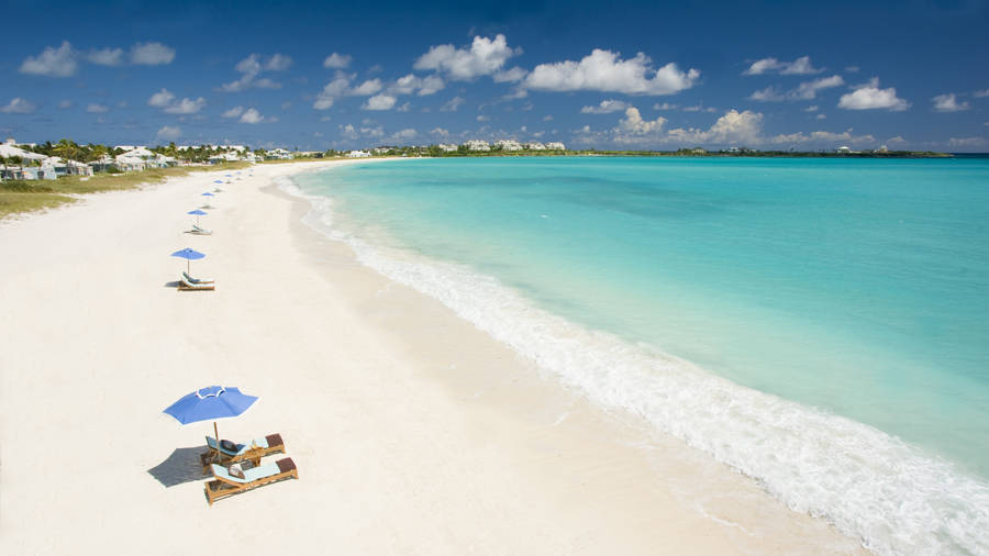 Bahamas Caribbean White Beach Wallpaper