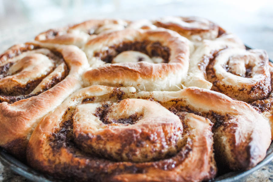 Baked Cinnamon Rolls Wallpaper