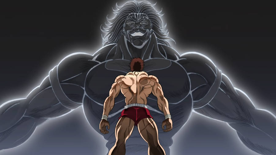 Baki Hanma Facing Yuujiro Hanma Wallpaper