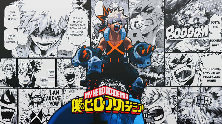 Bakugou Aesthetic Comic Art Wallpaper