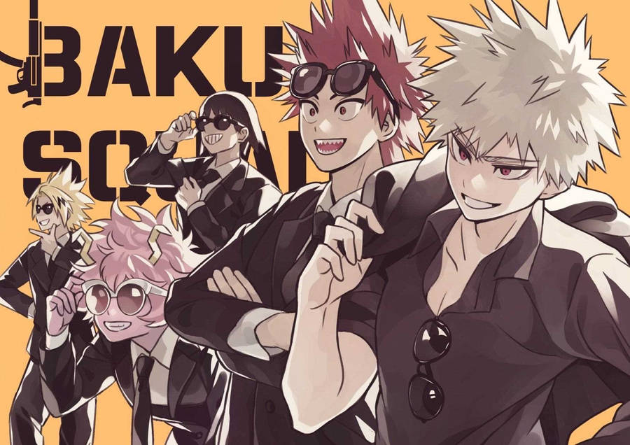 Bakusquad Friendship Graphic Art Wallpaper