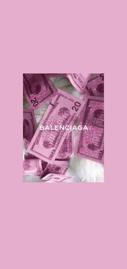 Balenciaga Aesthetic Purple Poster Wallpaper