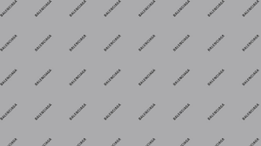 Balenciaga Gray Seamless Pattern Wallpaper