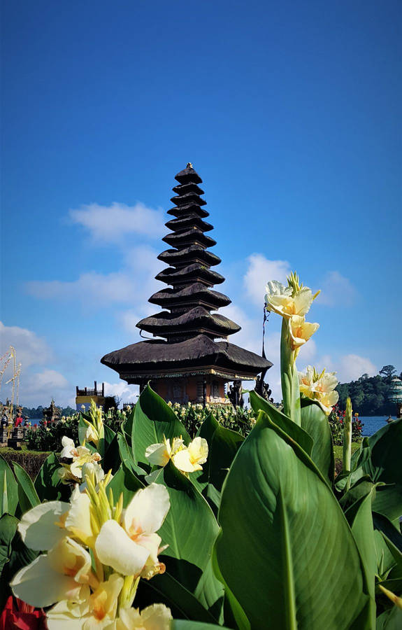 Bali Indonesia Peaceful Hindu Temple Wallpaper