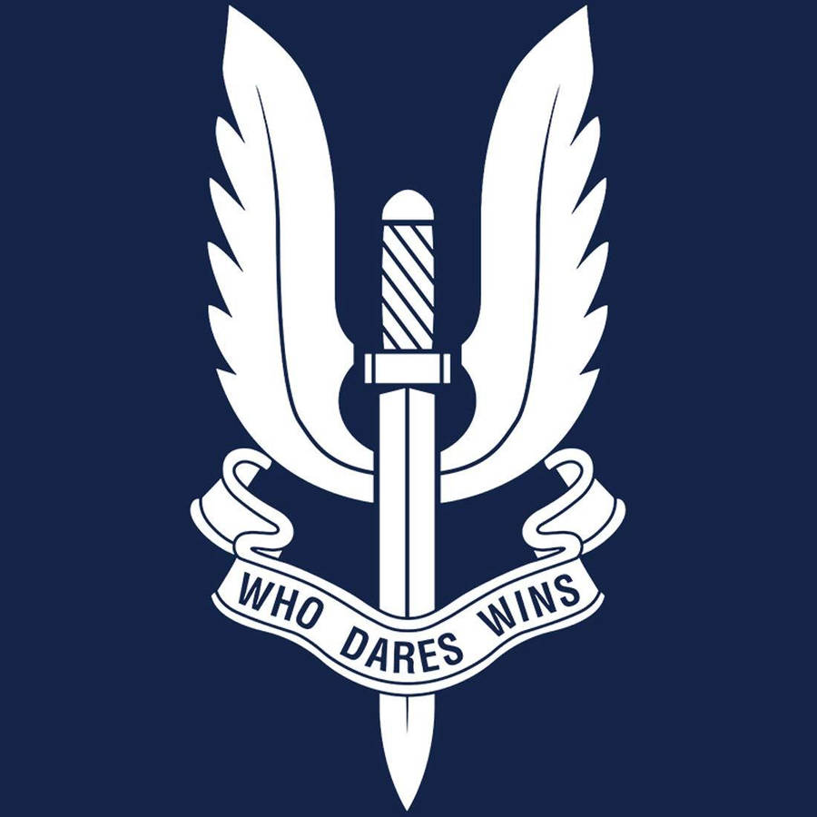 Balidan Badge In Navy Blue Wallpaper