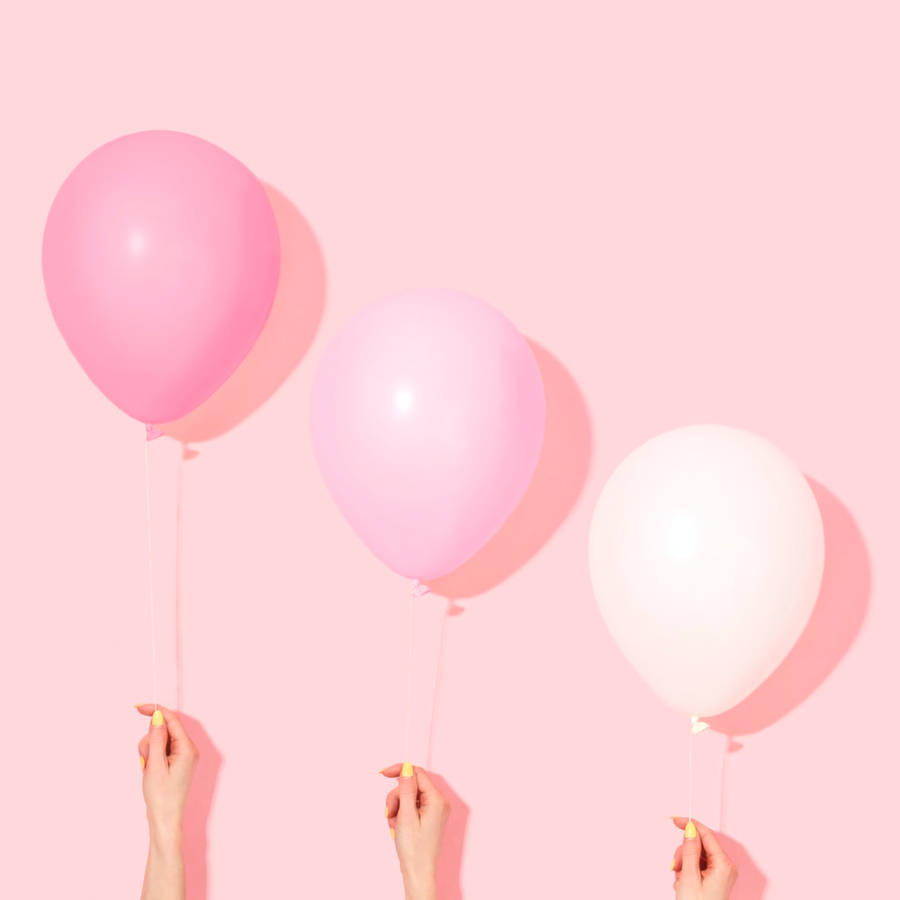 Balloons And Best Friends Wallpaper