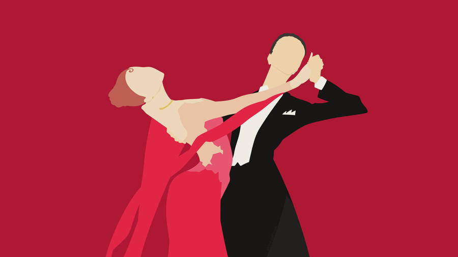 Ballroom Dance Caricature Wallpaper