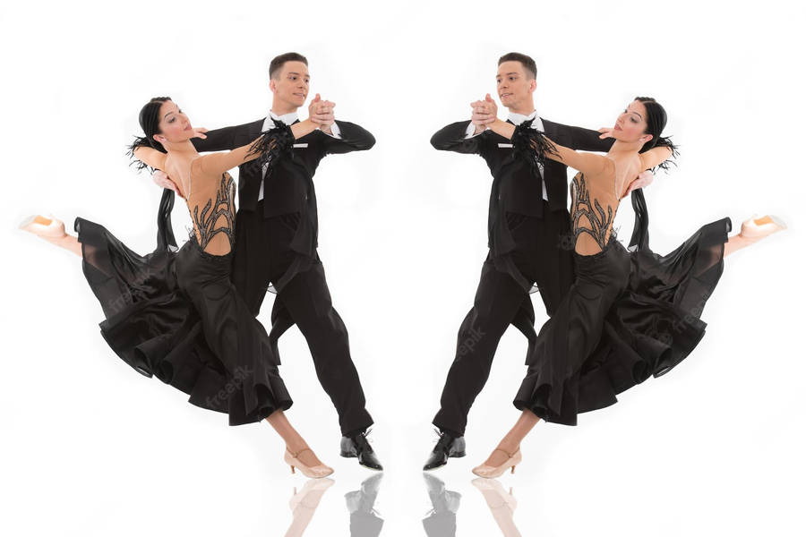 Ballroom Dancing Couple Dance Pose Wallpaper