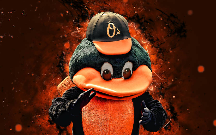 Baltimore Orioles Bird Mascot Wallpaper