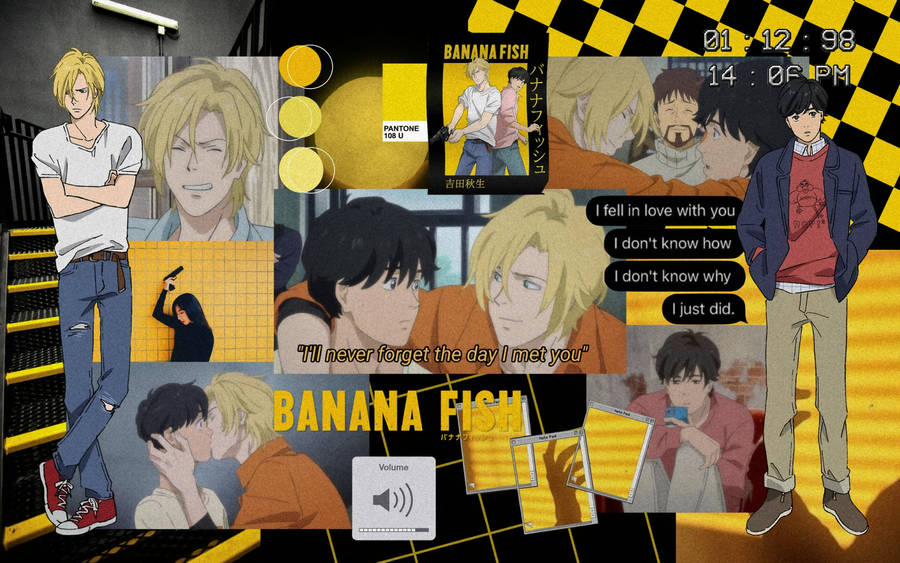 Banana Fish Aesthetic Art Wallpaper