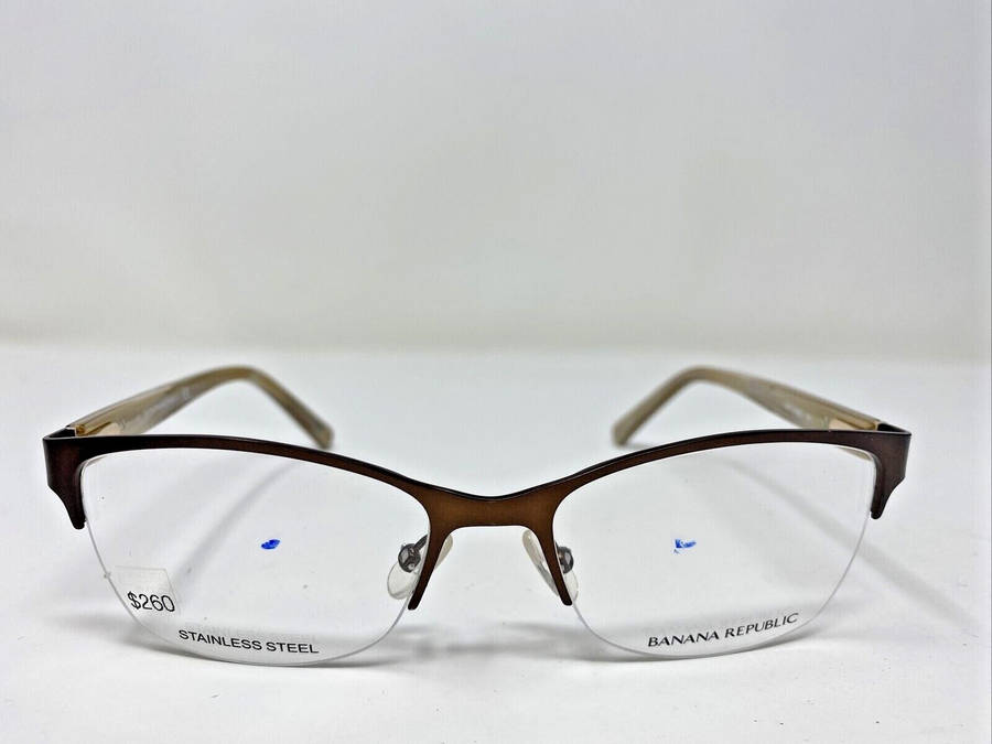 Banana Republic Brown Specs Glasses Wallpaper