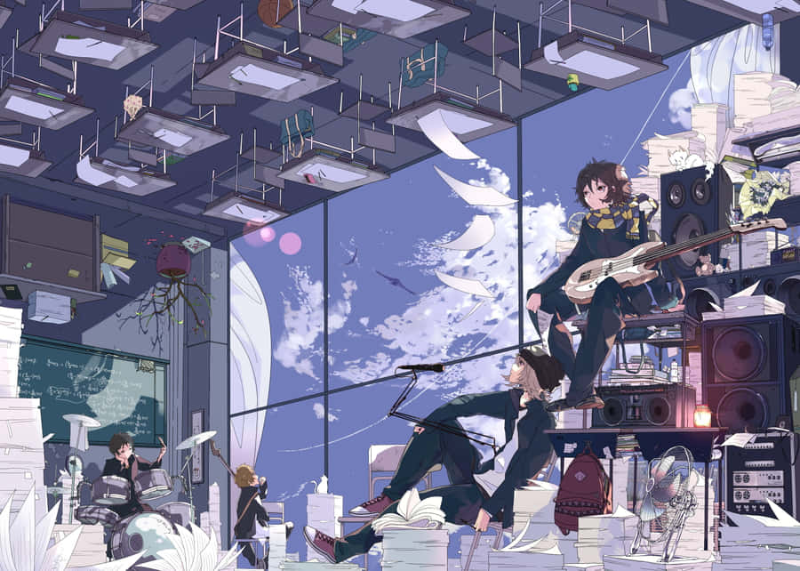 Band Anime Group Wallpaper