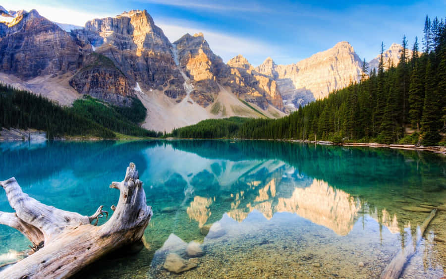 Banff National Park Mountain Landscape Wallpaper