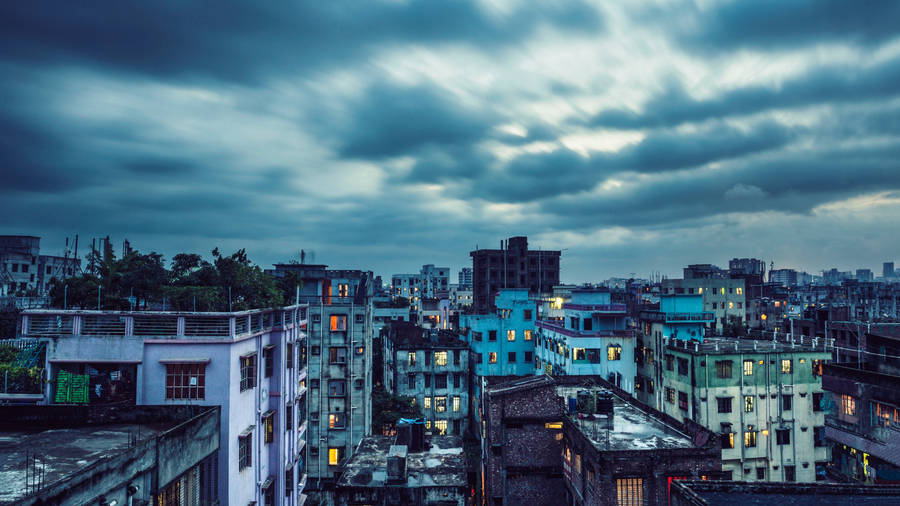 Bangladesh Dhaka Street Buildings Wallpaper