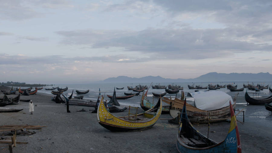 Bangladesh Traditional Wooden Boats Wallpaper