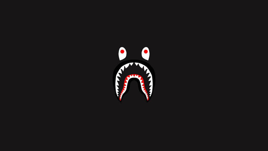 Bape Shark In Black Wallpaper