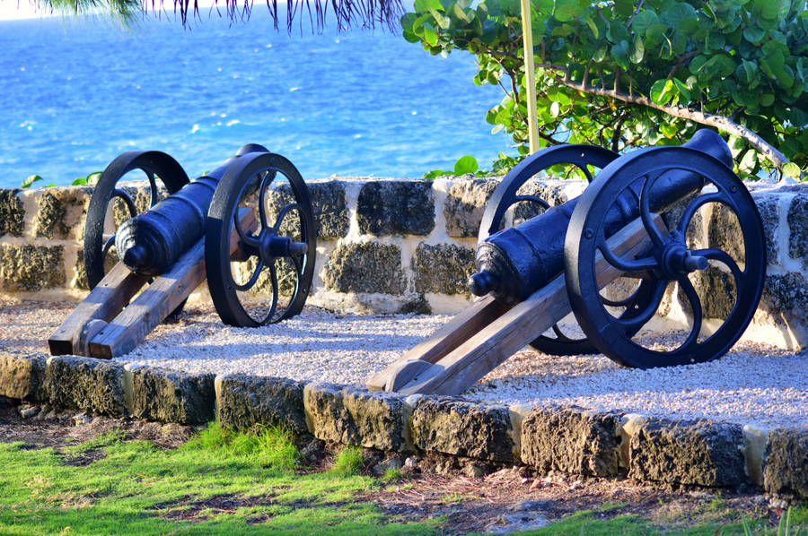 Barbados Cannons Wallpaper