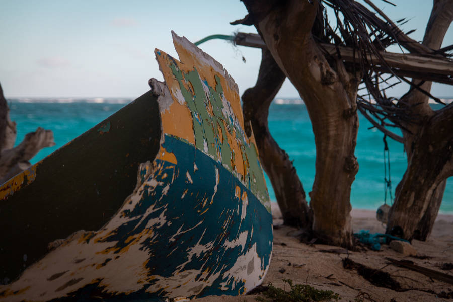 Barbados Wrecked Ship Wallpaper