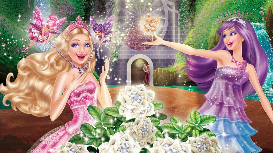 Barbie As A Beautiful Princess Pop Star Wallpaper