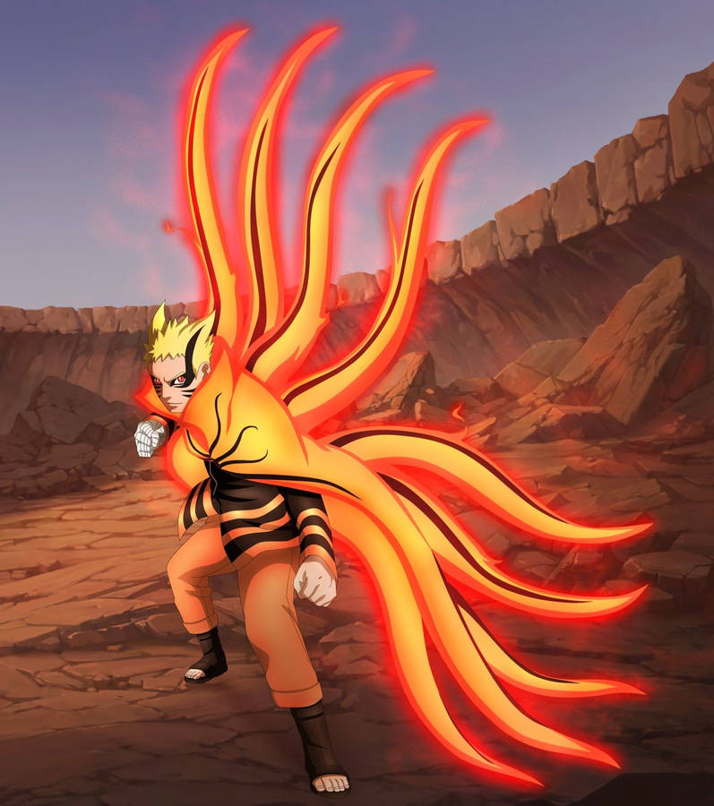 Baryon Mode Nine Tails Wallpaper