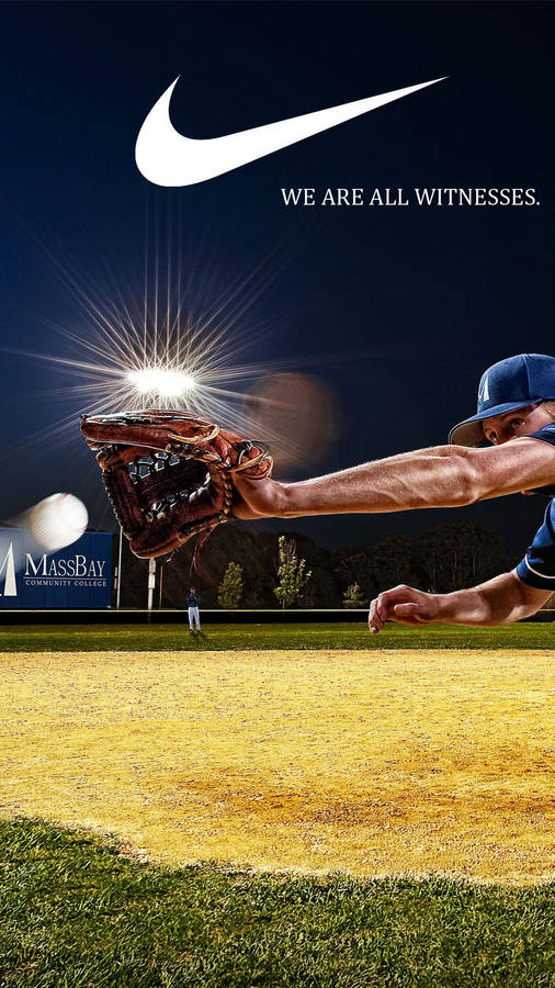 Baseball Nike Poster Wallpaper