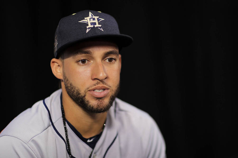 Baseballer George Springer Interview Wallpaper