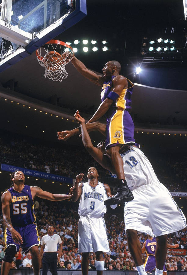 Basketball Iphone Kobe Bryant Dunking Wallpaper