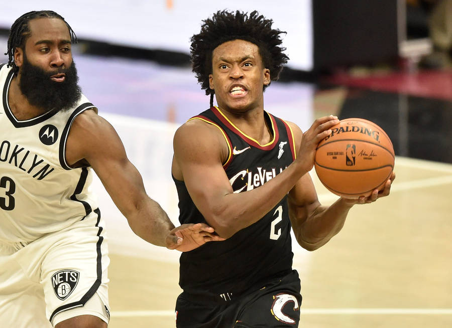 Basketball League Collin Sexton And Kyrie Irving Wallpaper