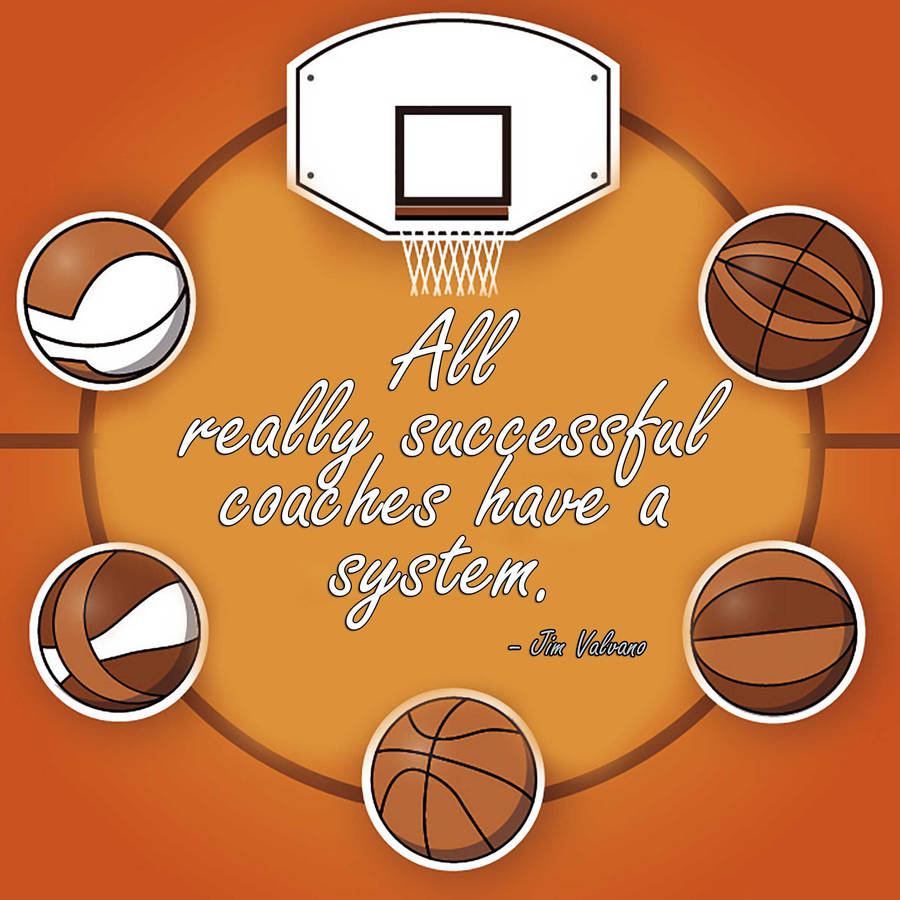 Basketball Motivation Jim Valvano Quote Wallpaper