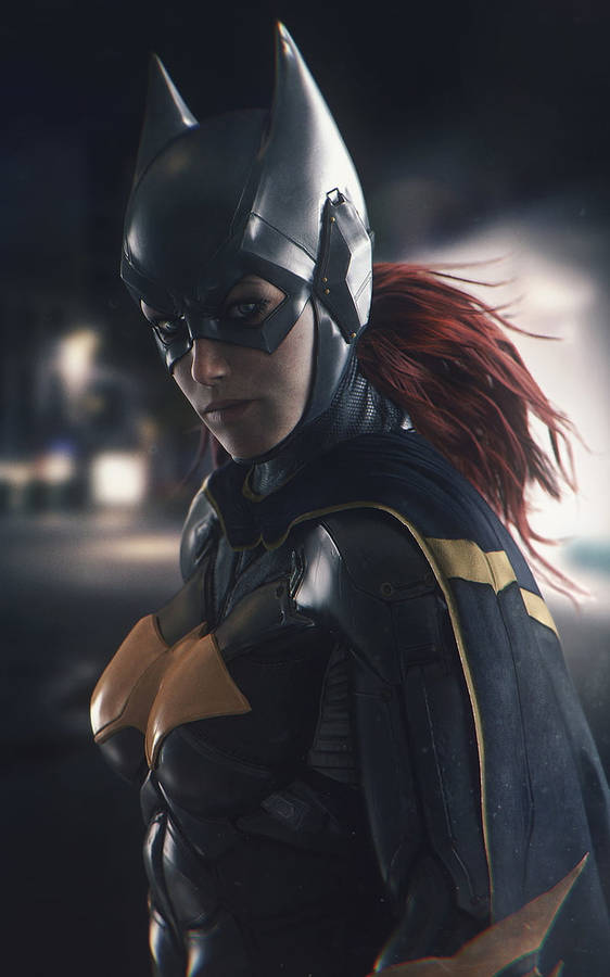 Batgirl From Batman Akham Knight Iphone Wallpaper