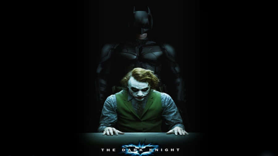 Batman About To Interrogate Joker Dark Knight Hd Wallpaper