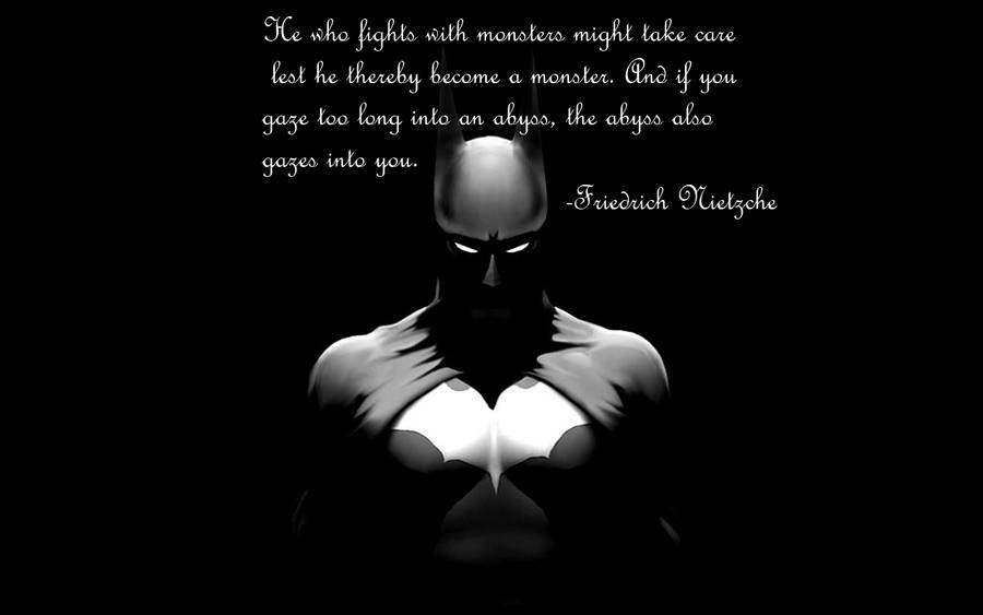 Batman Fighting Quotes Wallpaper