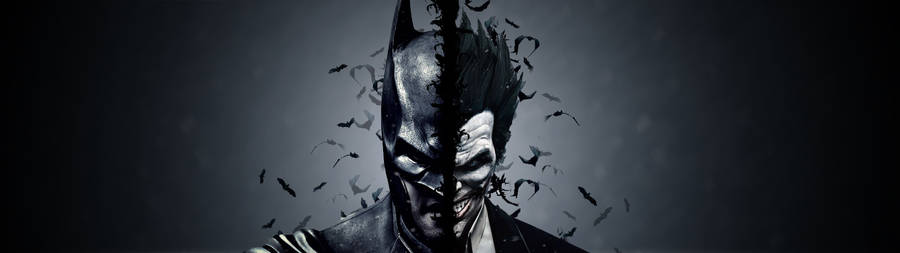 Batman & Joker Face Off Wallpaper