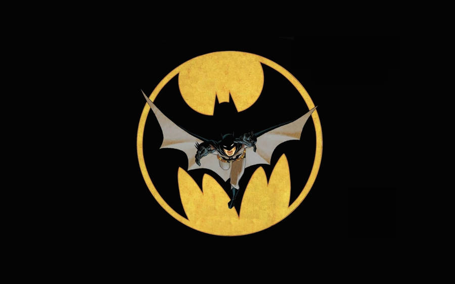 Batman Symbolwith Character Wallpaper