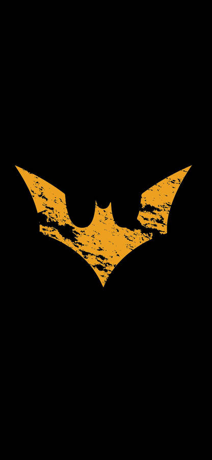 Batman Yellow Logo Iphone X Wallpaper