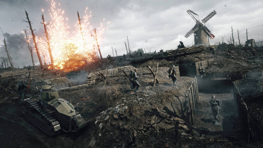 Battlefield 1 Hd Video Game Wallpaper