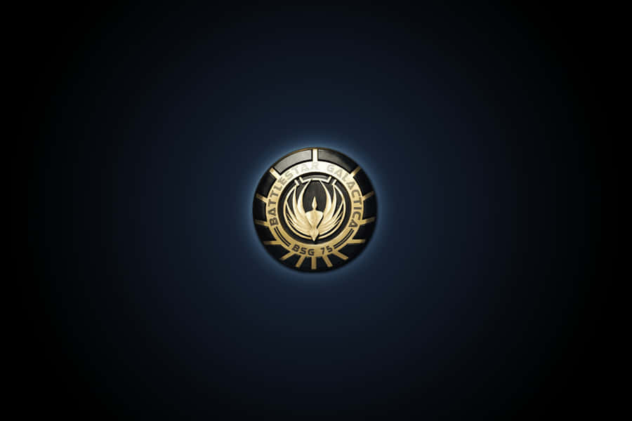 Battlestar Galactica Emblem Black Wallpaper