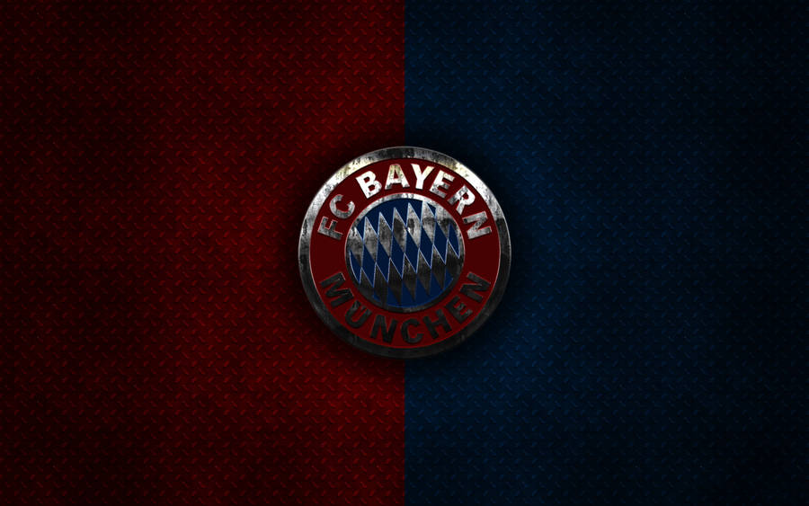 Bayern Munich Dark Steel Logo Wallpaper