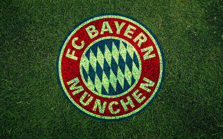 Bayern Munich Green Grass Logo Wallpaper