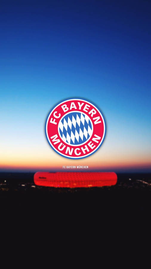 Bayern Munich Logo With Allianz Wallpaper